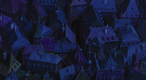 ghibli-collector: The Landscapes and Skylines of Howl’s Moving Castle ハウルの動く城 