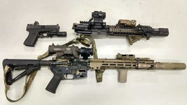 thafreedomwall:URGI 14.5, MK18 MOD 1 upper and g19 &ldquo;MK27 MOD 0&rdquo;,