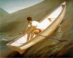 Toinelikesart:  Lifeboat By Bo Bartlett - 1998