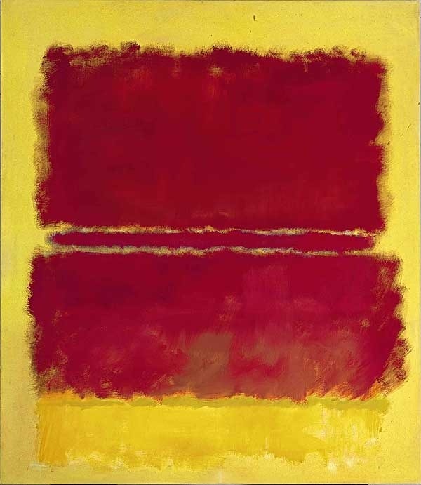 “Mark Rothko, No. 15 , 1952
signed, titled and dated ‘MARK ROTHKO 1952 #15’ (on the reverse and on the stretcher), oil on canvas , 91 3/8 x 80 in. (233.3 x 203.2 cm.)
”