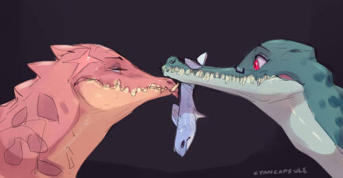 cyancapsule:Here are a buncha crocodiles/gators/gharial sketches I’ve been posting over on my twitter recently! ( Sketches were originally sent to my patrons way way back!) I’ve always thought crocodiles are really cool even if it seems they kinda