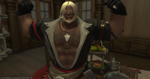 Those Hairy Chest And Nipple Make Me FeelHard So Much >//////<you Can Become Hairy Roegadyn Too!!!get