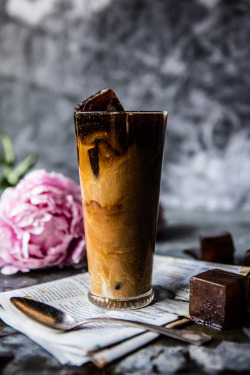 freshbrewedlife:  Vanilla Bean Iced Coffee