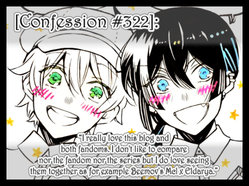 “I really love this blog and both fandoms. I don&rsquo;t like to compare nor the fandom no