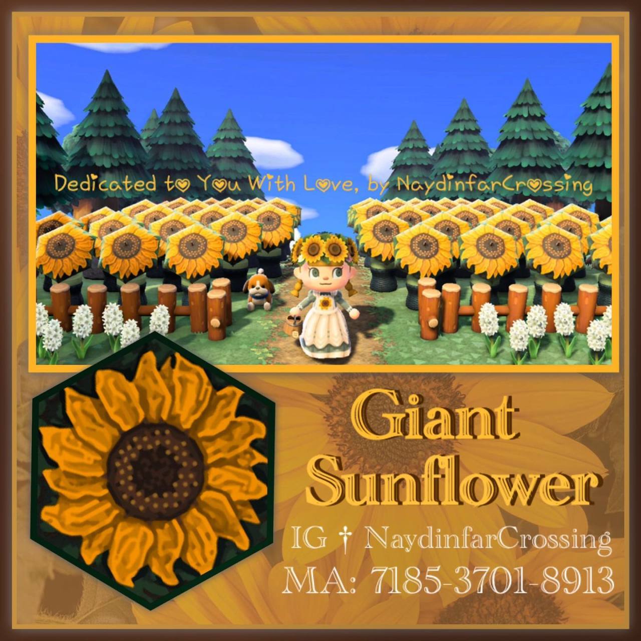 Sunflower Two-Piece - Animal Crossing Pattern Gallery & Custom Designs