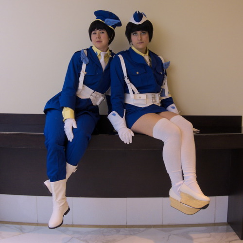 havinghorns: I had so much fun being Subaru with @appledress as Hokuto at Katsucon! We both reread Tokyo Babylon recently and cried like babies, so it just had to happen.  I thought no one would recognize us, but we actually had a lot of people come