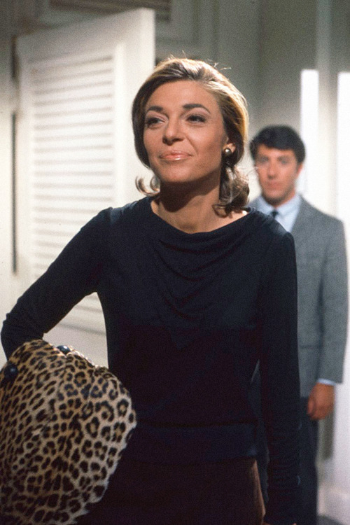 avagardner:Anne Bancroft and Dustin Hoffman in The Graduate, 1967.