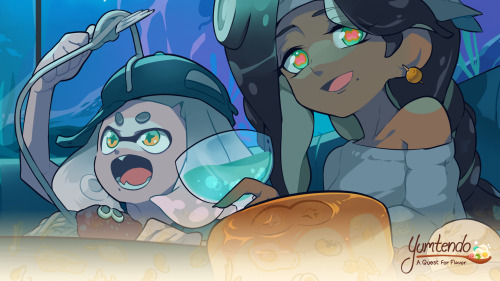A sneak peak of my piece for @yumtendocookbook :3 Preorders are now opened! Do check it out if you’r
