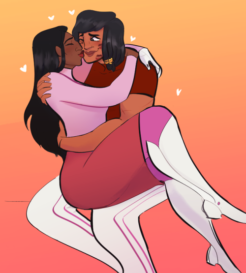 junkshark:some last minute lesbeans before pride month ends!! i love these wives ❤️️‍