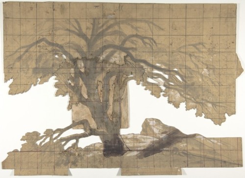 met-drawings-prints: Design for a Stage Set at the Opéra, Paris by Eugène Cicér