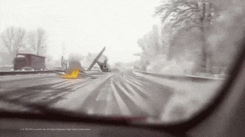 adorkable7x6:  mountainmedusa: Road conditions this morning were intense.  its-my-sub-journey