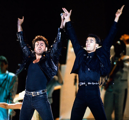 sototallyfresh:On this day: On June 28, 1986, in front of a sold out Wembley Stadium crowd, George M