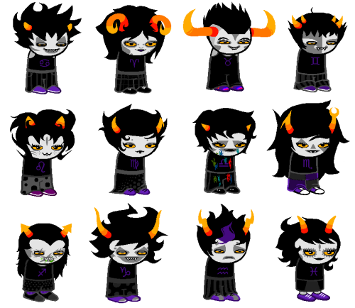 absativelybalmy: i FINaLALY DID IT REVERSE GAMZEESTUCK EVERYONE IS GAMZEE ps that’s paint on t