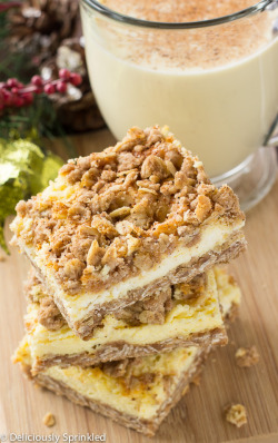 foodffs:  Eggnog Cheesecake BarsReally nice recipes. Every hour.Show me what you cooked!