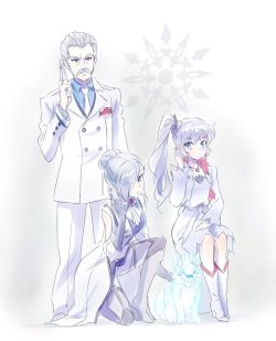 rwby-fan:  The Schnee Family by  いえすぱ   