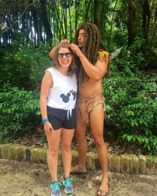 He can pick bugs out of my hair any day #tarzanThursday #throwbackthursday #wdw2k16 (at Disney&rsq