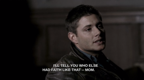 Anne (re)watches Supernatural: Houses of the Holy(2x13)There’s no higher power. There’s no God. Ther