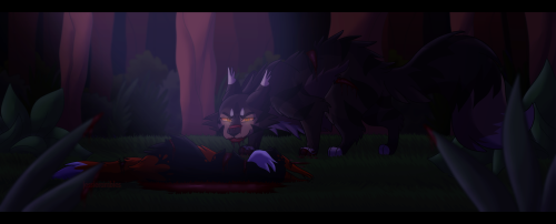  “ Now only dogs will follow me,, is he following? ” Tigerclaw after killing Redtail for