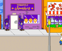 Morebuildingsandfood:  Springfield Jewelers From The Simpsons, By Konami. 