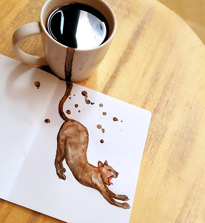 indica-illusions:  boredpanda:    Russian Illustrator Reimagines Different Coffees