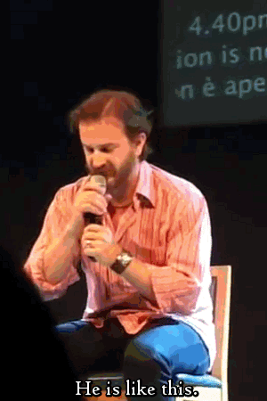 bishopsorphan:  incurable-insomnia:  Richard on his first meeting with Mark Pellegrino.