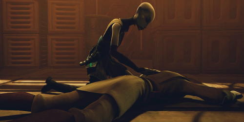 stillwinterair:  A: “Kenobi, don’t tell me someone’s finally knocked the fight out of you. Wake up!”O: “Ventress?”A: “It looks like I’m here to rescue you.”O: “When did you become the good guy?”A: “Don’t insult me.”O: “Ah,