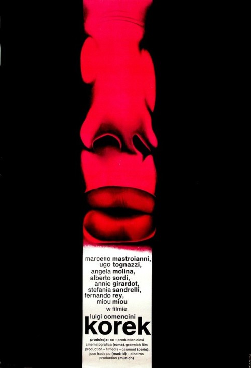 1980 Polish poster for TRAFFIC JAM (Luigi Comencini, Italy, 1979)Designer: Wieslaw RosochaPoster sou