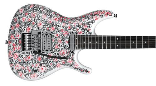 (via Joe Satriani draws on 30 Ibanez guitars: JSART2 - gearnews.com)
