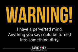 angelonfire77:  tenderlyfuzzybeard:  grin-n-sin:  You have been warned! 😁  99.99% chance.  One of your many redeeming qualities @tenderlyfuzzybeard 😜