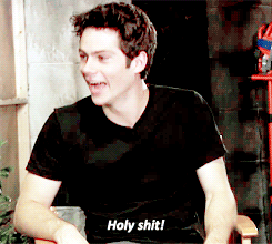 relentlessclimb:  Dylan in &lsquo;Teen Wolf Cast Swearing Reel'  
