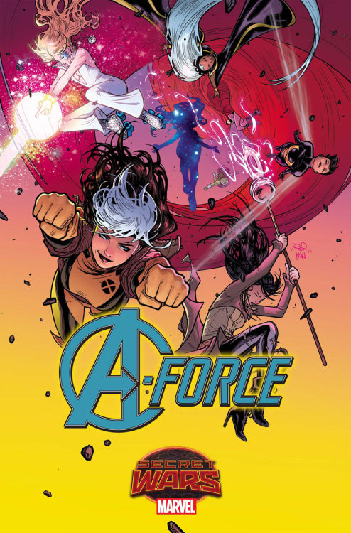 This russelldauterman and Matt Wilson A-Force variant is basically my superhero dream team. NICOOOOO