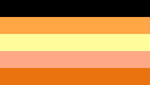 disasterbisexual: disasterbisexual:sun aro (left) & ace (right) flags I was inspired by @moonb