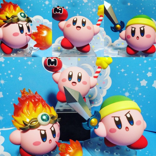 quas-quas:Kirby Nendoroid. Magnetic appendage fun!