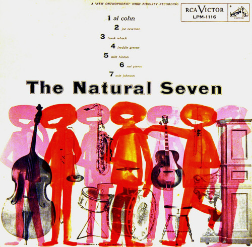 Auerbach, artwork for The Natural Seven, 1955. RCA Victor.