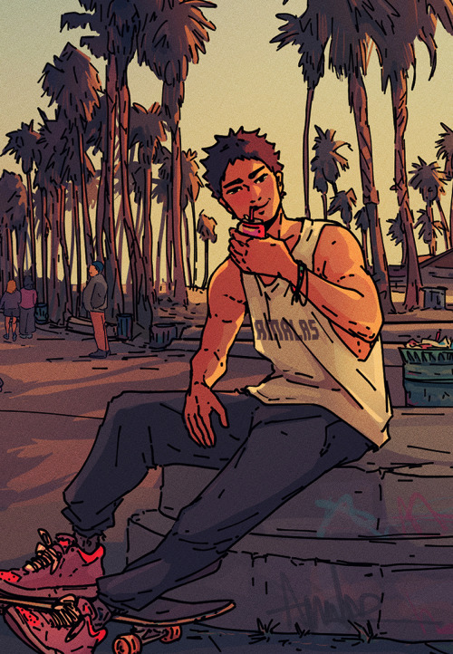 Living his best California lifeMy contribution for the @iwazine