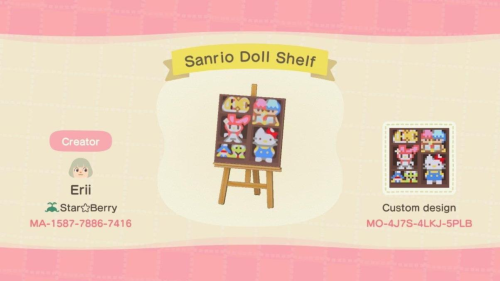 star–pochette:Cute doll shelves by various.