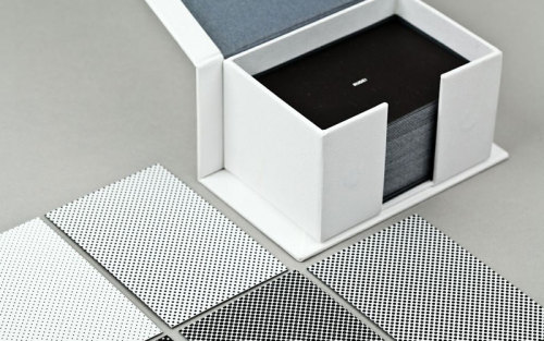 Halftone Satisfaction business cards for a few good laughs and even some silence, from ever-so-amazi