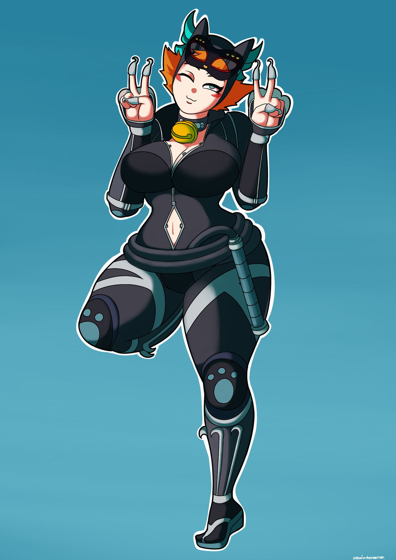 Commission: Catwoman from Batman ninja. This one was really fun to draw, she is such