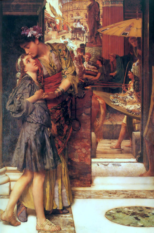 haru-mejiro:Lawrence Alma-Tadema - The Parting Kiss