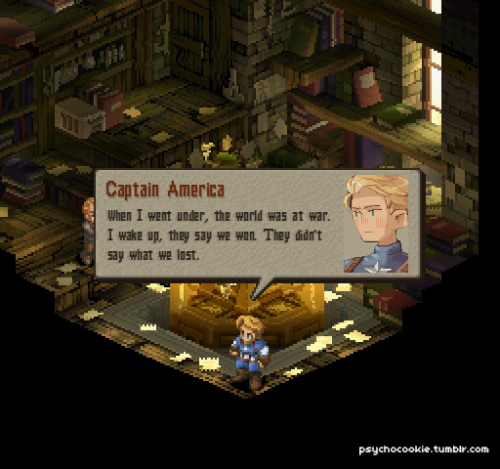 psychocookie:  FFTactics x Captain AmericaDue porn pictures