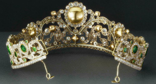 Duchess of Angouleme’s emerald tiaraThe Duchess’ emerald tiara, a gift from her husband Louis 