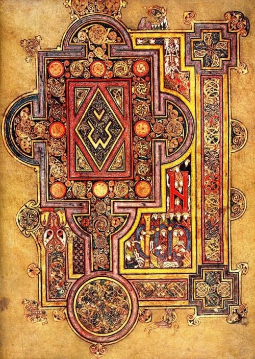 religions-of-the-world: A page from the Book of Kells