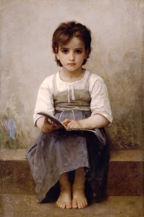 William-Adolphe Bouguereau - The difficult lesson