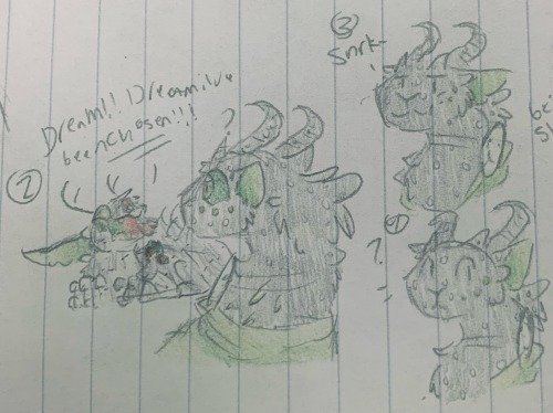 A Silly Little Comic For The By Nature Au,,,, Plus Some Bonus Silly Ranboo Expressions At The End
