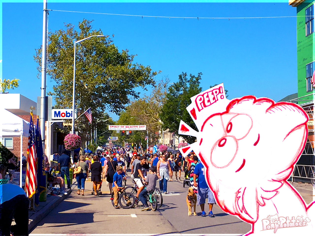 ponypotatoes: It was Spirit of Beacon Day! A day where everyone in town celebrates