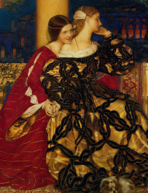 mysteriousartcentury: Frank Cadogan Cowper (1877-1958), Venetian Ladies Listening to “The Serenade” 