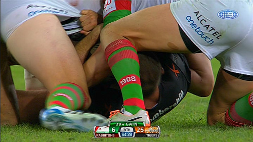 roscoe66:  White footy shorts have all sorts of spin off benefits