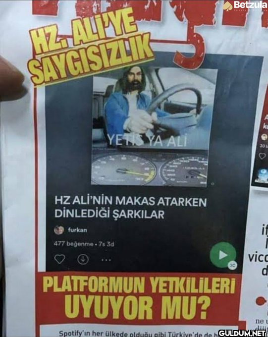 HZ ALIYE SAYGISIZLIK YETIS...