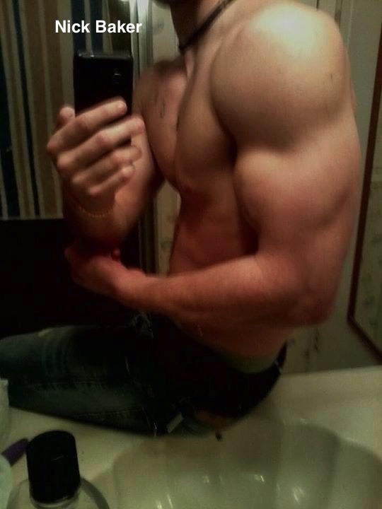 hotandexposed:  Hot straight kickboxer with a girthy piece of meat and hot pits—naked