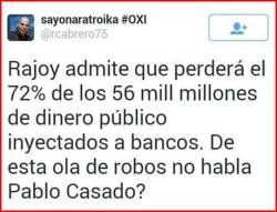 yodiscrepo: A Pablo Casado le preocupa mucho más lo que esté pasando en Grecia que los robos que sus compañeros cometen. Vía @rcabrero75 